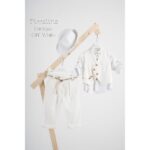 Piccolino βαπτιστικό κοστούμι με γιλέκο για αγόρι AG25S80.OFFWHITE Enrique Off White