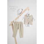 Piccolino βαπτιστικό κοστούμι με γιλέκο για αγόρι AG25S82.LEMON Rodrigo Lemon