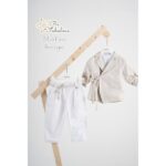 Piccolino κοστούμι για αγόρι BFA25S17.BEIGE Stefan Beige