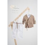 Piccolino κοστούμι για αγόρι BFA25S17.MOCHA Stefan Mocha