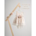 Piccolino Βαπτιστικό Φόρεμα για Κορίτσι DR22S71 Tiffany Champagne