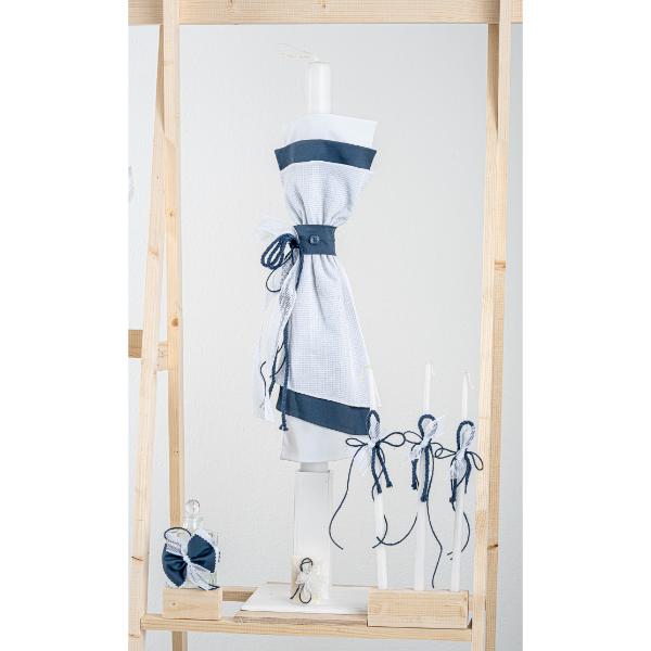 Βαπτιστικό πακέτο για αγόρι με τσάντα καπιτονέ Piccolino Lorenzo cobalt