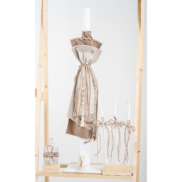 Βαπτιστικό πακέτο για αγόρι με καλάθι Piccolino Pablo mocha