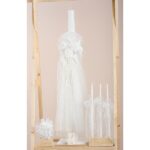 Βαπτιστικό πακέτο για κορίτσι Piccolino Thea ivory με καλάθι