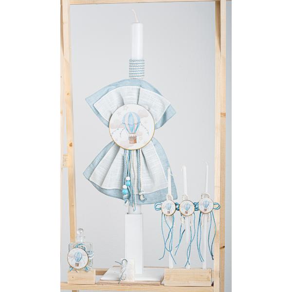 Βαπτιστικό πακέτο για αγόρι με τσάντα λευκή Piccolino Thomas ciele