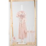 Βαπτιστικό πακέτο για κορίτσι Piccolino Ursula peach με τσάντα καπιτονέ