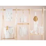 Βαπτιστικό πακέτο για κορίτσι Piccolino Isabelle ivory με καλάθι