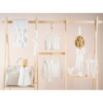 Βαπτιστικό πακέτο για κορίτσι Piccolino Isabelle ivory με τσάντα καπιτονέ