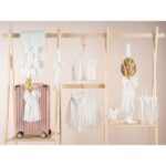 Βαπτιστικό πακέτο για κορίτσι Piccolino Isabelle ivory με βαλίτσα pink