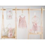 Βαπτιστικό πακέτο για κορίτσι Piccolino Klara puce με τσάντα