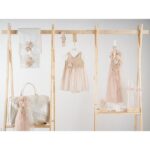 Βαπτιστικό πακέτο για κορίτσι Piccolino Thea beige με τσάντα καπιτονέ