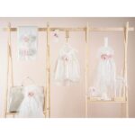 Βαπτιστικό πακέτο για κορίτσι Piccolino Beatrice ivory με τσάντα καπιτονέ