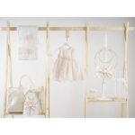 Βαπτιστικό πακέτο για κορίτσι Piccolino Carmen Peach με τσάντα ivory