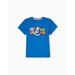 Μπλούζα κοντομάνικη για αγόρι Marvel Avengers μπλε Zippy ZKBAP0303_23013
