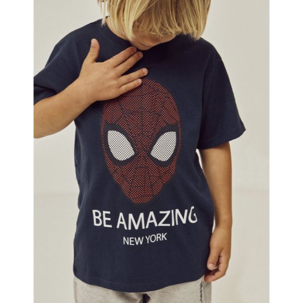 Μπλούζα κοντομάνικη Spiderman για αγόρι σε χρώμα μπλε ZIPPY ZKBAP0303_23015