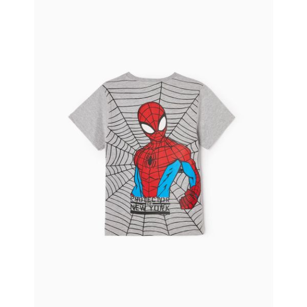 Μπλούζα κοντομάνικη Spiderman για αγόρι σε χρώμα γκρι ZIPPY ZKBAP0303_23017