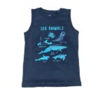 Μπλουζάκια αμάνικα 2pack για αγόρι σε χρώμα μπλε-μαύρο Zippy ZKBAP0303_23042