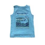 Μπλουζάκια αμάνικα 2pack για αγόρι σε χρώμα μπλε-μαύρο Zippy ZKBAP0303_23042