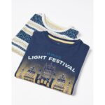 Σετ 3τμχ μπλούζες-σορτς για αγόρι μπλε-εκρού-μπεζ ZIPPY ZKBAP0602_23004