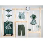 Βαπτιστικό πακέτο για αγόρι με βαλίτσα green Piccolino Freddy pacific