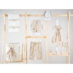 Βαπτιστικό πακέτο για αγόρι με καλάθι Piccolino Enrique beige