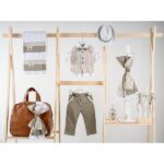 Βαπτιστικό πακέτο για αγόρι με τσάντα καφέ Piccolino Francisco sage