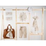 Βαπτιστικό πακέτο για αγόρι με τσάντα καφέ Piccolino Furilo beige