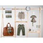 Βαπτιστικό πακέτο για αγόρι με τσάντα καφέ Piccolino Gustavo olive