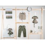 Βαπτιστικό πακέτο για αγόρι με τσάντα λευκή Piccolino Gustavo olive