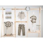 Βαπτιστικό πακέτο για αγόρι με βαλίτσα cream Piccolino Gustavo sage