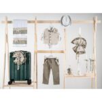 Βαπτιστικό πακέτο για αγόρι με βαλίτσα green Piccolino Gustavo sage