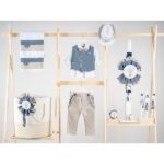 Βαπτιστικό πακέτο για αγόρι με καλάθι Piccolino Gustavo sand