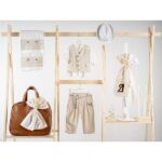 Βαπτιστικό πακέτο για αγόρι με τσάντα καφέ Piccolino Lewis beige