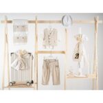 Βαπτιστικό πακέτο για αγόρι με βαλίτσα cream Piccolino Lewis beige