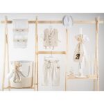 Βαπτιστικό πακέτο για αγόρι με καλάθι Piccolino Lewis ivory