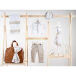 Βαπτιστικό πακέτο για αγόρι με τσάντα καφέ Piccolino Lorenzo sand