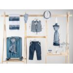 Βαπτιστικό πακέτο για αγόρι με βαλίτσα raf Piccolino Pablo cobalt