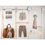 Βαπτιστικό πακέτο για αγόρι με τσάντα καφέ Piccolino Pablo mocha