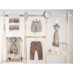 Βαπτιστικό πακέτο για αγόρι με βαλίτσα cream Piccolino Lorenzo sand