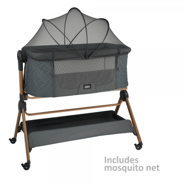 Λίκνο Serenity 2 in 1 Smoked Grey Bebe Stars 846-186