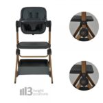 Λίκνο Serenity 2 in 1 Smoked Grey Bebe Stars 846-186