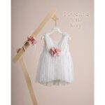 Piccolino Βαπτιστικό Φόρεμα για Κορίτσι BFG23S03.IVORY Sofia Ivory