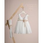 Piccolino Βαπτιστικό Φόρεμα για Κορίτσι BFG23S04.IVORY Lydia Ivory