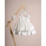 Piccolino Βαπτιστικό Φόρεμα για Κορίτσι BFG24S07.IVORY Elisabeth Ivory