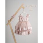 Piccolino Βαπτιστικό Φόρεμα για Κορίτσι BFG24S08.PINK Iris Pink