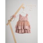 Piccolino Βαπτιστικό Φόρεμα για Κορίτσι BFG24S08.PUCE Iris Puce