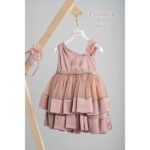 Piccolino Βαπτιστικό Φόρεμα για Κορίτσι BFG24S08.PUCE Iris Puce