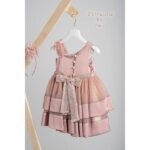 Piccolino Βαπτιστικό Φόρεμα για Κορίτσι BFG24S08.PUCE Iris Puce