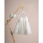 Piccolino Βαπτιστικό Φόρεμα για Κορίτσι BFG24S10.IVORY Emily Ivory