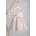 Piccolino Βαπτιστικό Φόρεμα για Κορίτσι BFG24S10.PINK Emily Pink